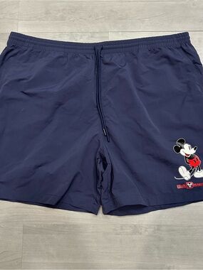Disney Parks Walt Disney World Mickey Mouse Swim Trunks Shorts Mens XXL NWT